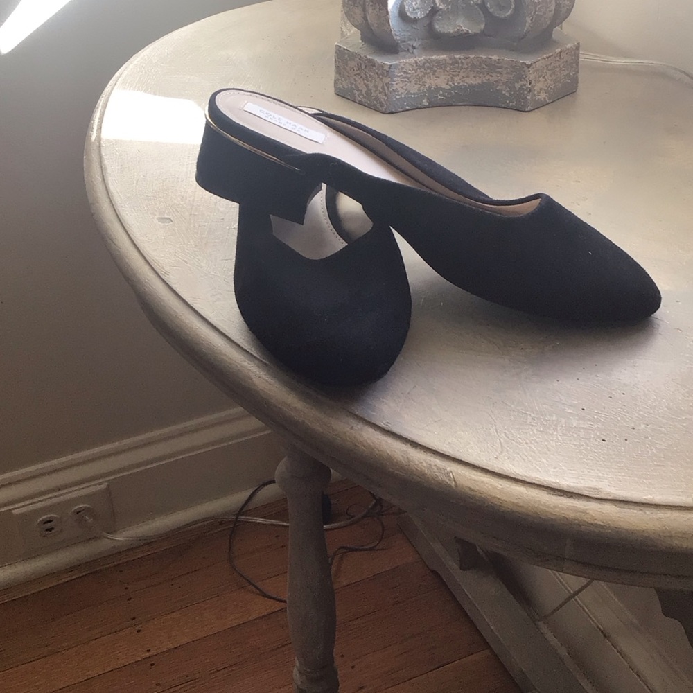 Cole Haan Black Women's Mules